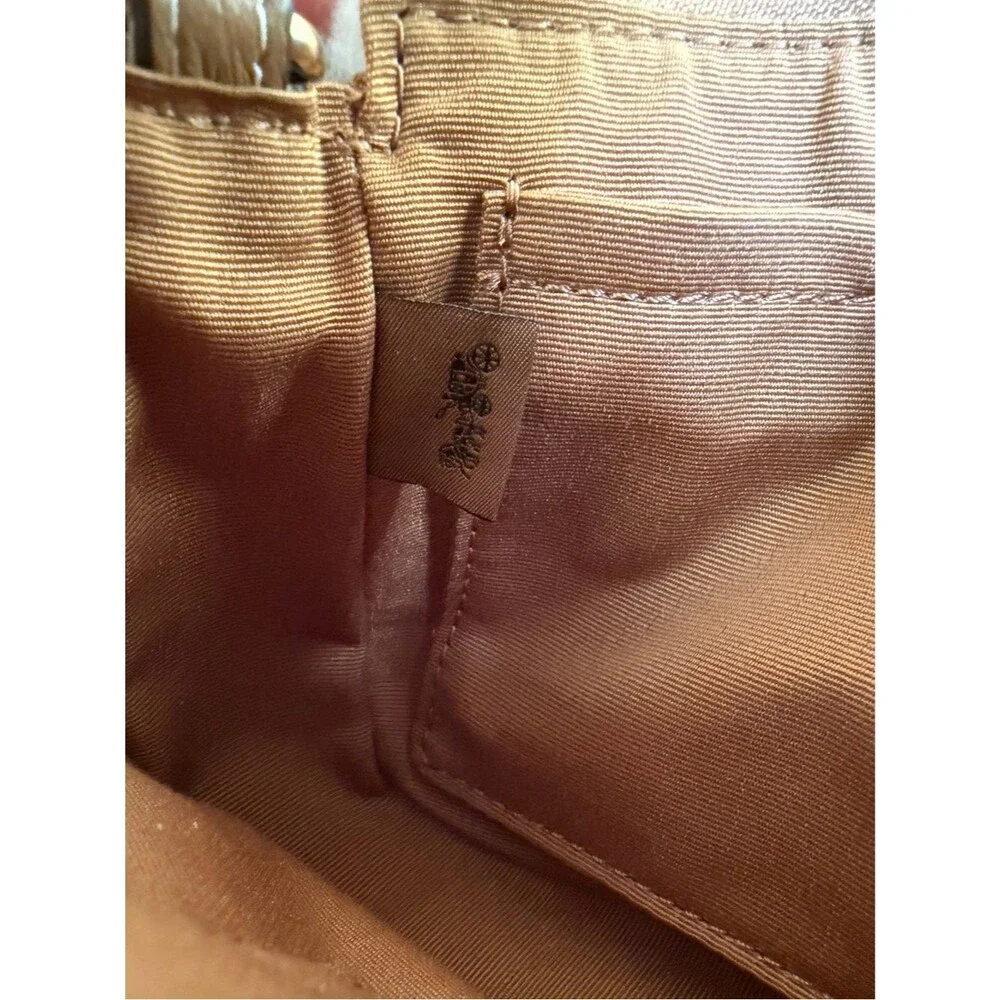 COACH Nolita 19 In Shearling & Leather With Coach Motif Natural CE691 Mini Bag